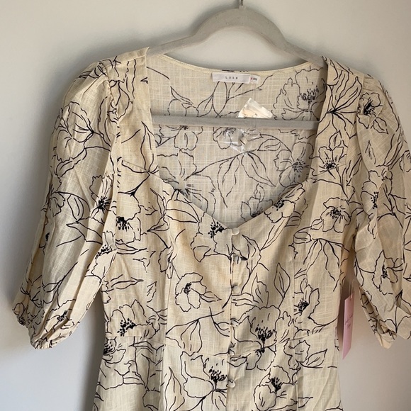 The Olivia Puff Sleeve Mini Dress - Picture 3 of 4